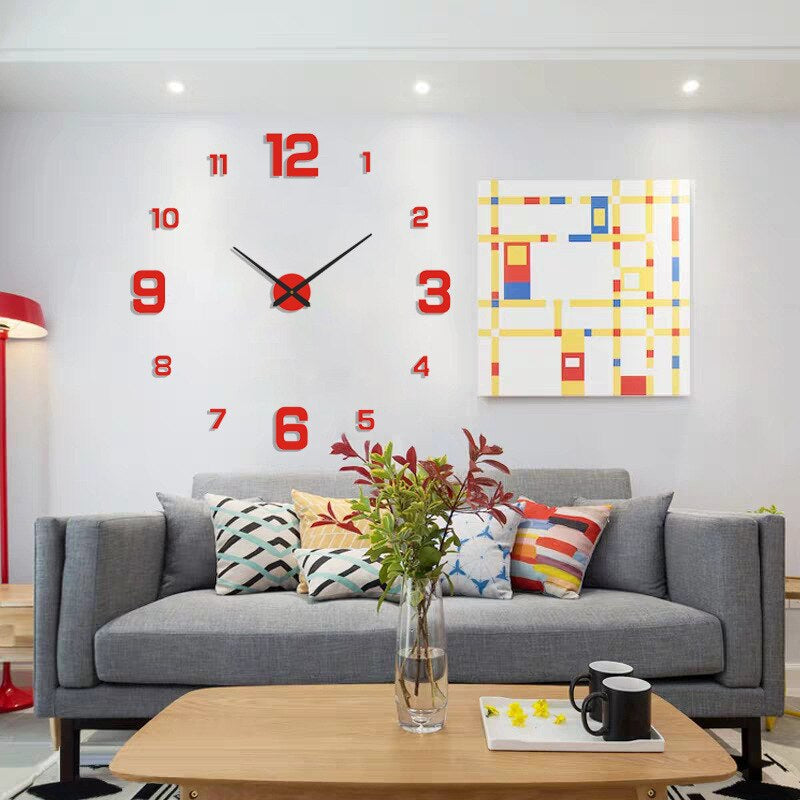 ArtisticTick Black Quartz Statement Wall Clock