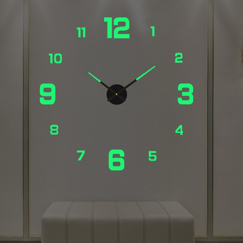 ArtisticTick Black Quartz Statement Wall Clock