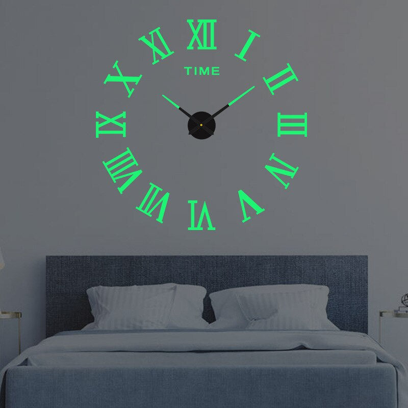 ArtisticTick Black Quartz Statement Wall Clock