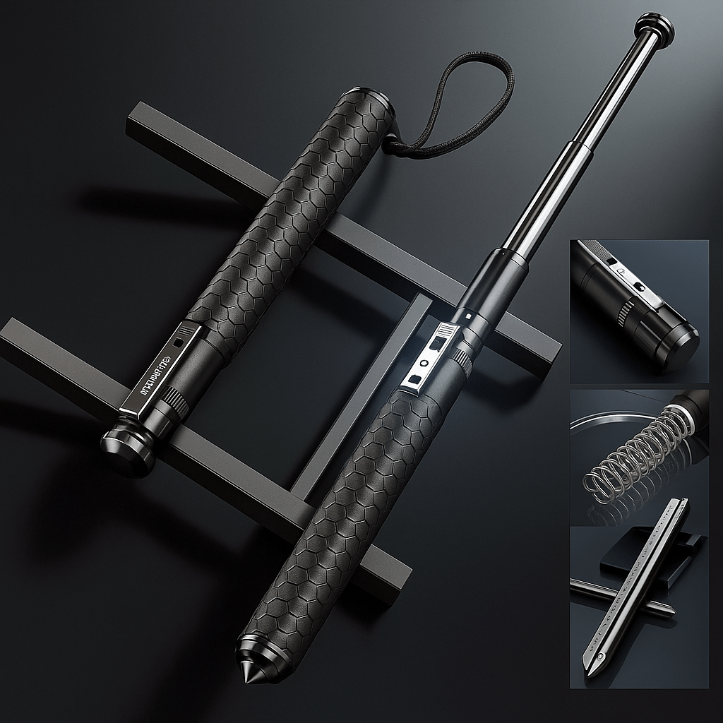 Automatic Self-Defense Walking Stick with Stability Support