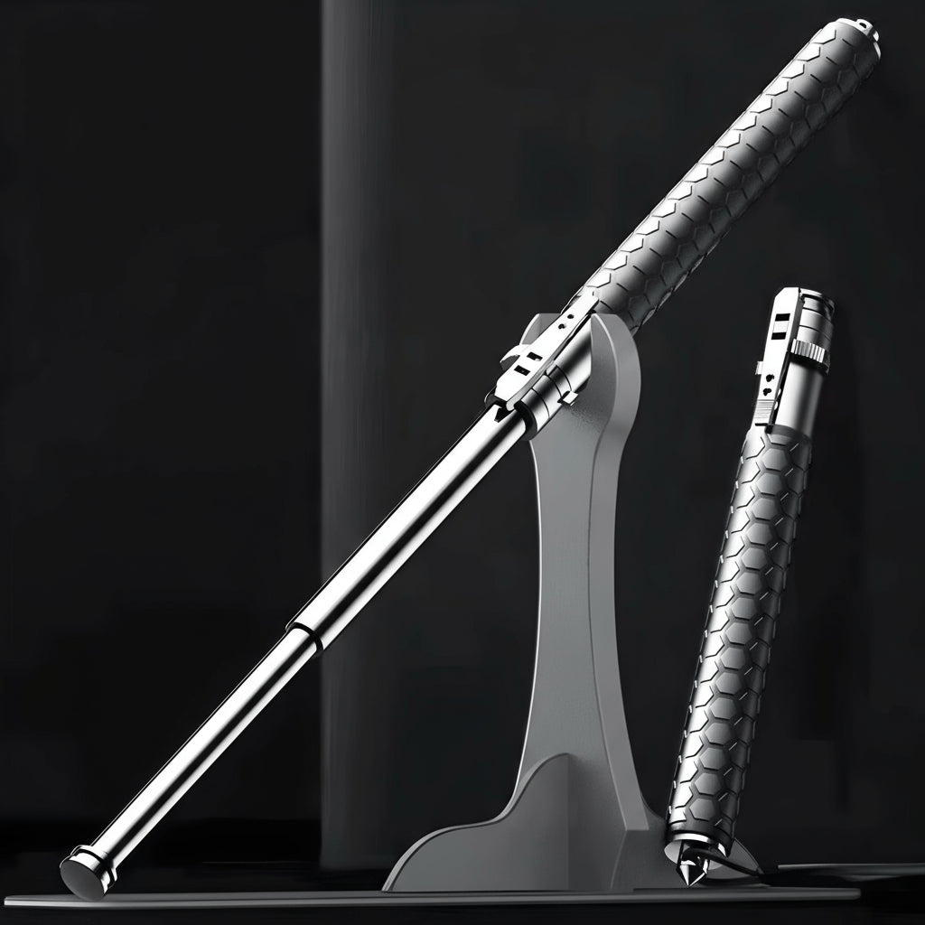 Automatic Self-Defense Walking Stick with Stability Support