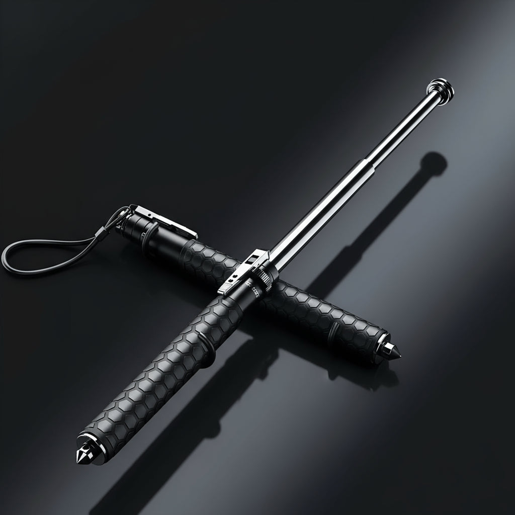 Automatic Self-Defense Walking Stick with Stability Support