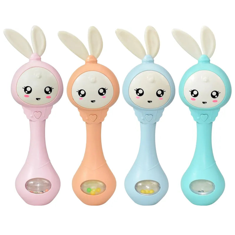 Baby Musical Teether Rattle Toy for Sensory Development