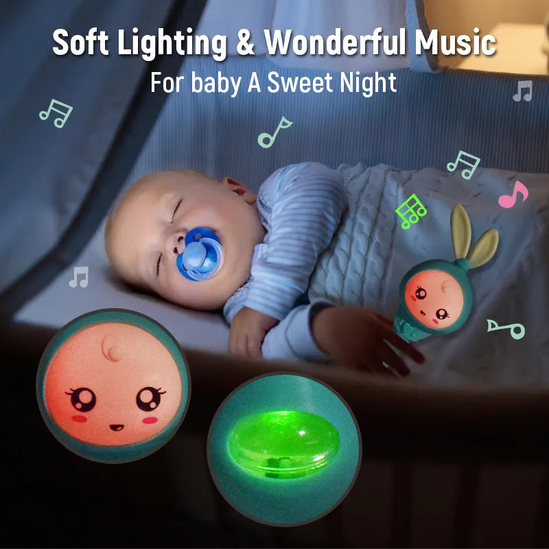 Baby Musical Teether Rattle Toy for Sensory Development