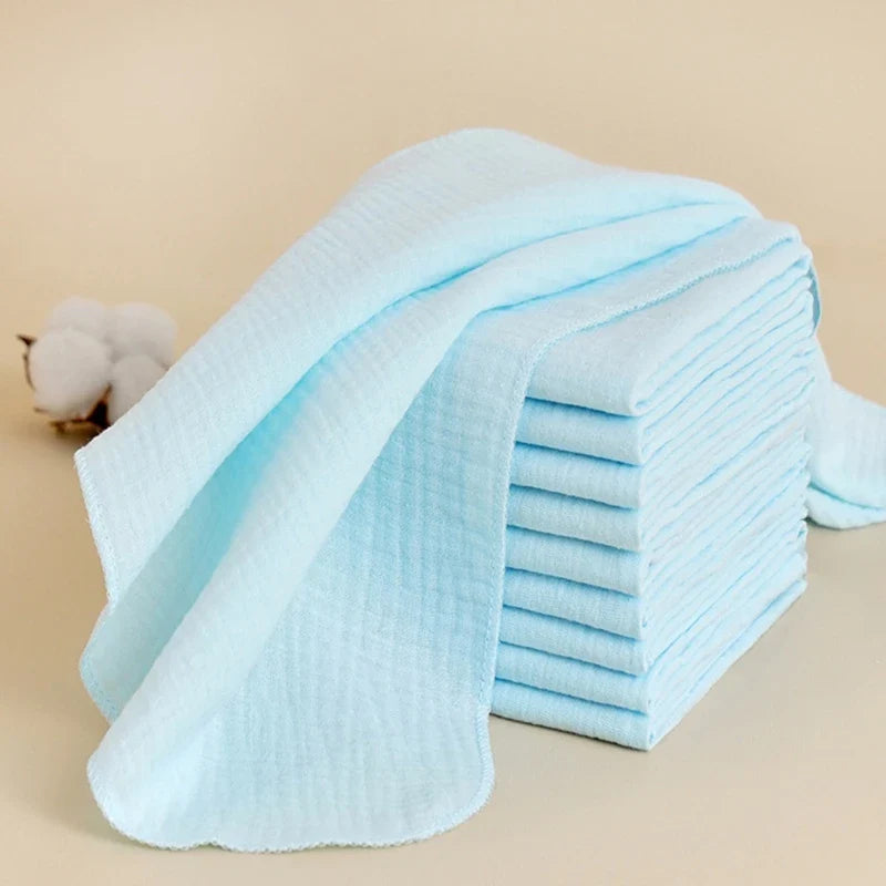 Baby Reusable Cotton Gauze Diapers - Soft & Eco-Friendly Newborn Nappies