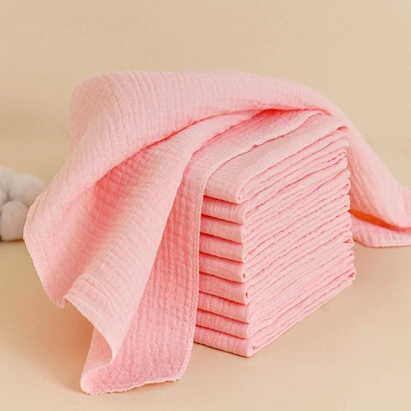 Baby Reusable Cotton Gauze Diapers - Soft & Eco-Friendly Newborn Nappies