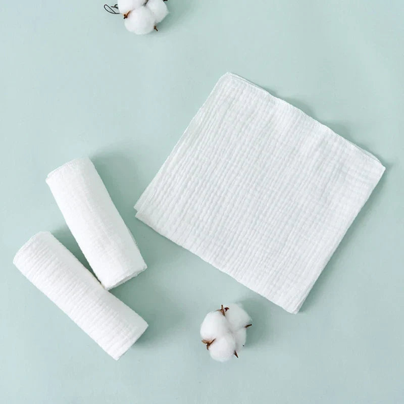 Baby Reusable Cotton Gauze Diapers - Soft & Eco-Friendly Newborn Nappies