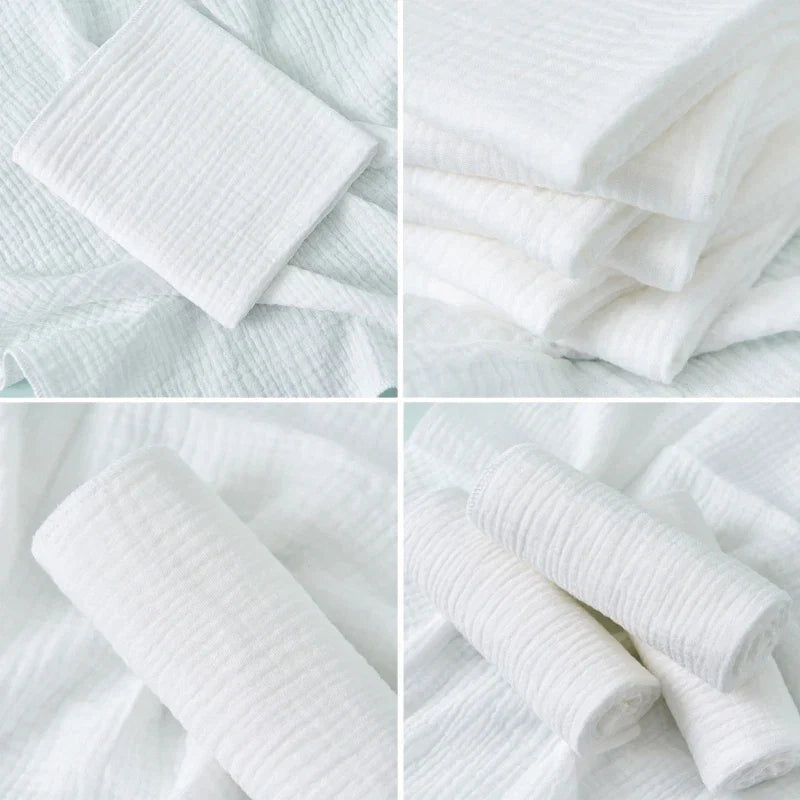 Baby Reusable Cotton Gauze Diapers - Soft & Eco-Friendly Newborn Nappies