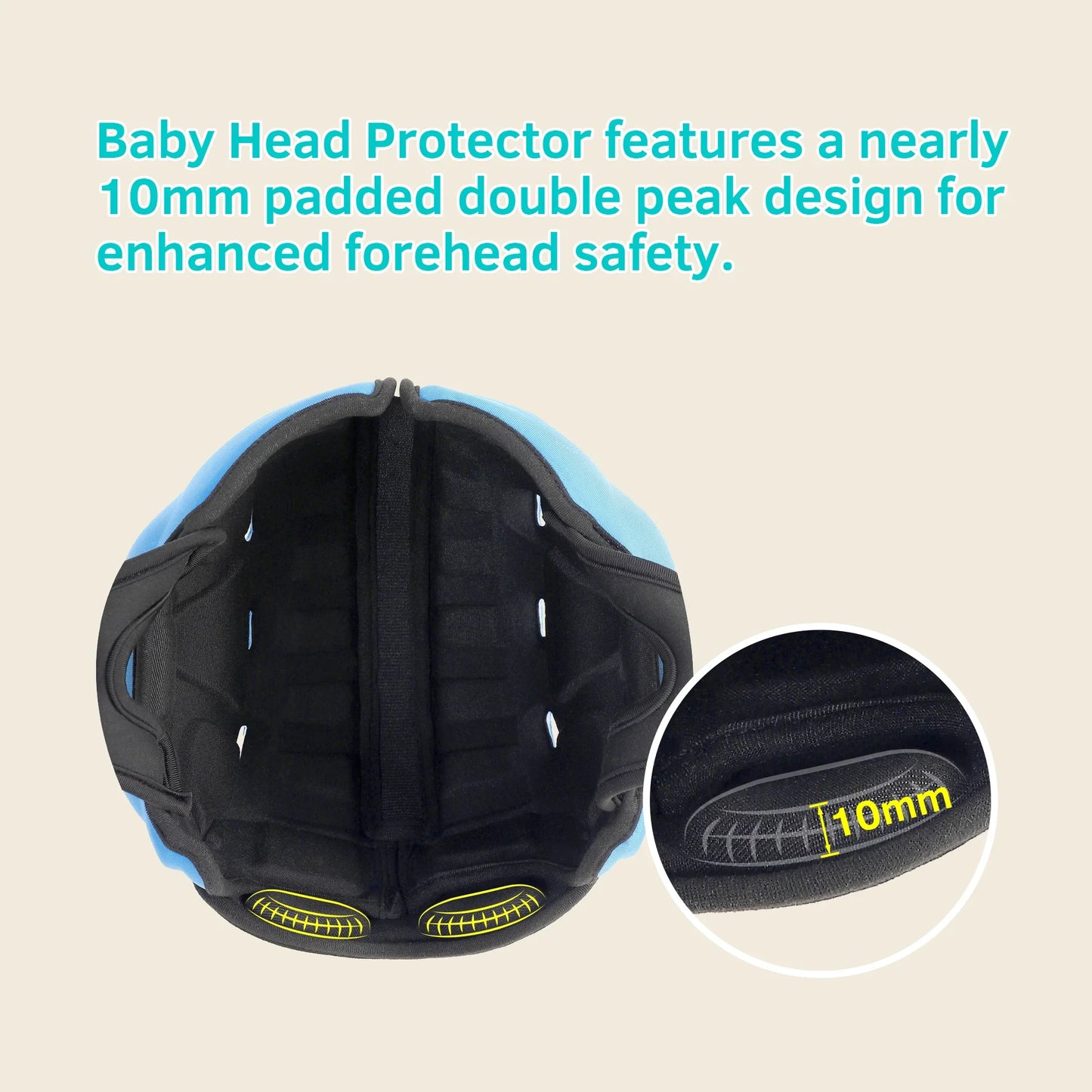 Baby Safety Helmet for Crawling & Walking - Head Protection with Cute Designs