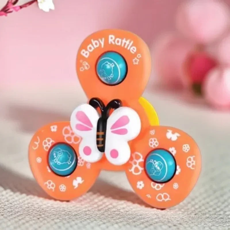 Baby Sensory Suction Spinner Toys (3-Piece Set)