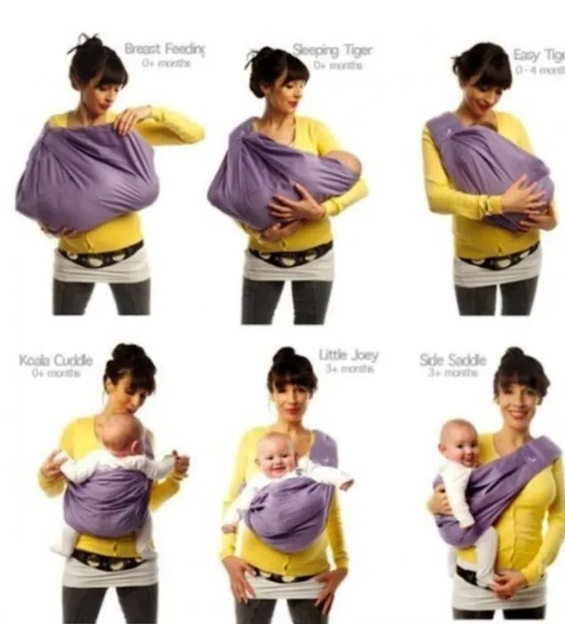 Baby Side Sling Carrier for Hands-Free Parenting