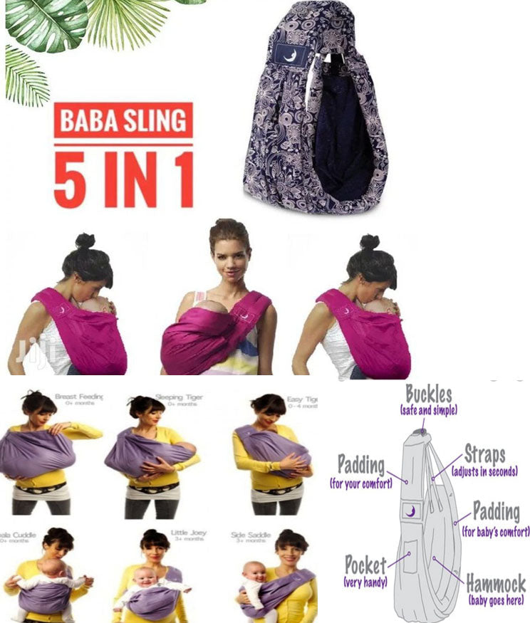 Baby Side Sling Carrier for Hands-Free Parenting