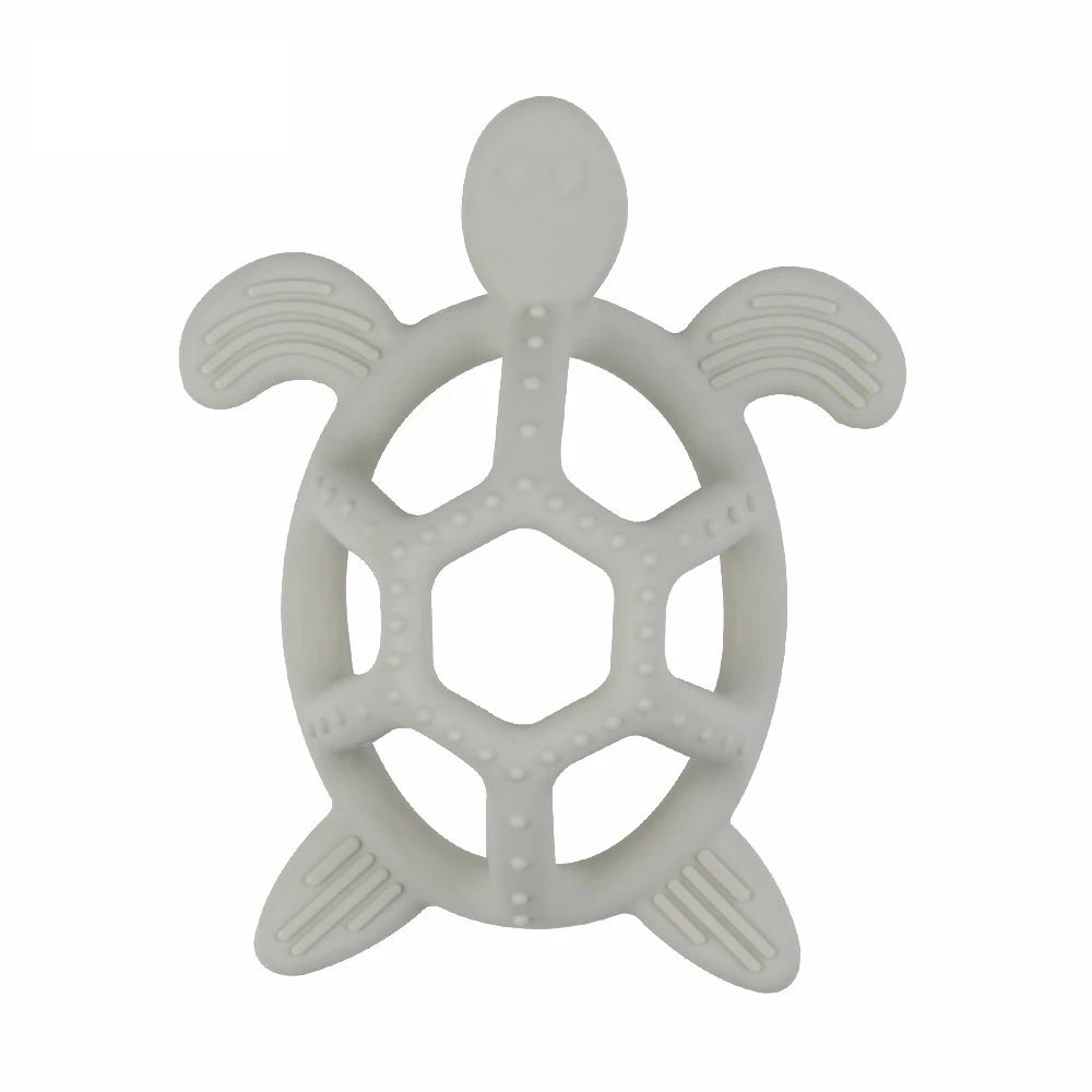 Baby Silicone Turtle Teether for Soothing Gums