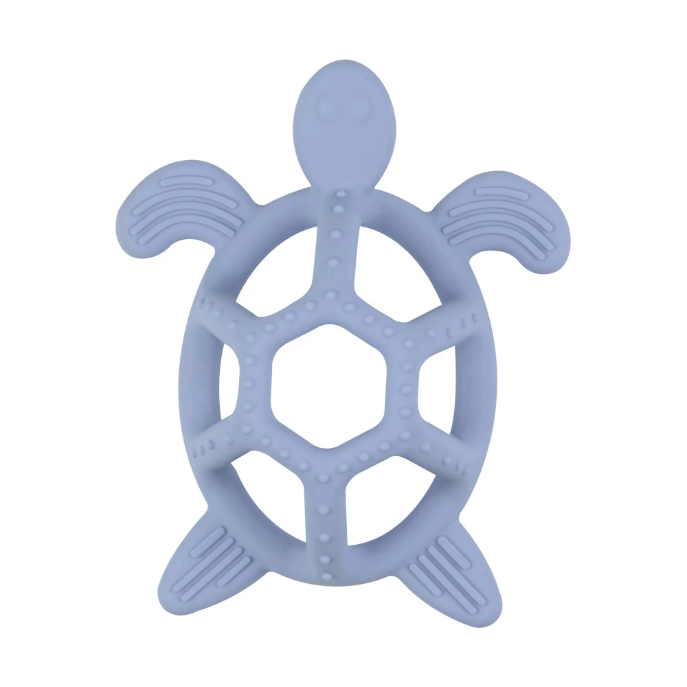 Baby Silicone Turtle Teether for Soothing Gums