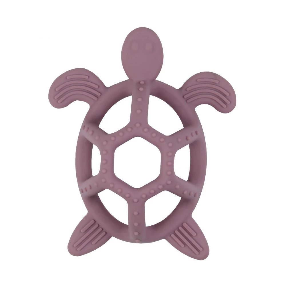 Baby Silicone Turtle Teether for Soothing Gums