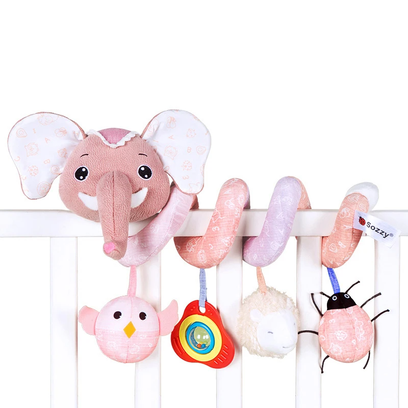 Baby Spiral Car Seat & Stroller Toy for Sensory Development