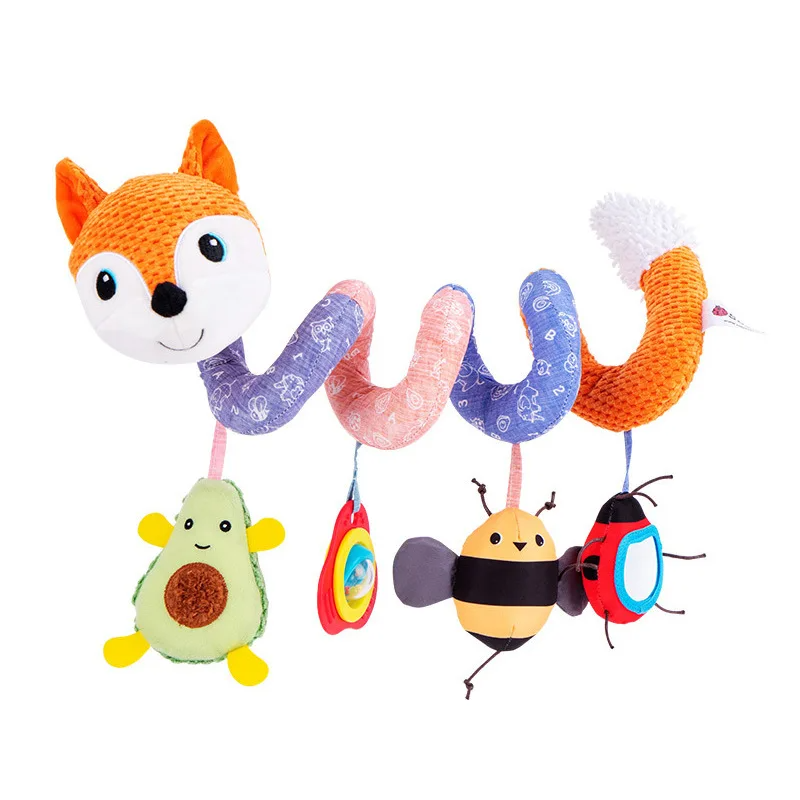 Baby Spiral Car Seat & Stroller Toy for Sensory Development
