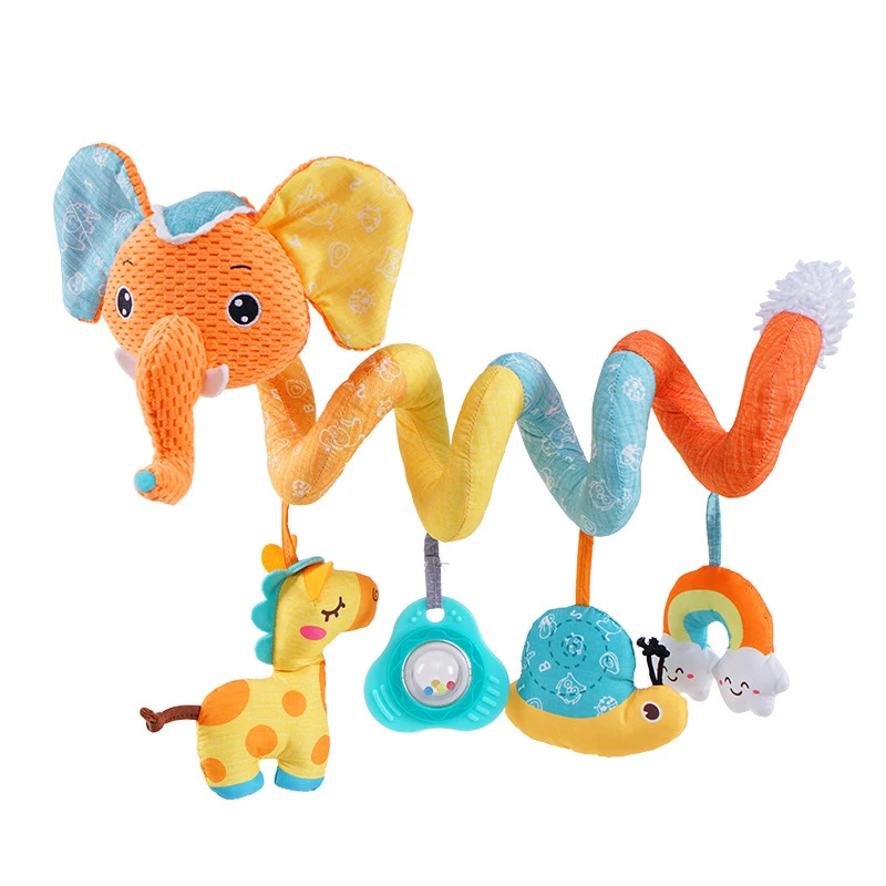 Baby Spiral Car Seat & Stroller Toy for Sensory Development