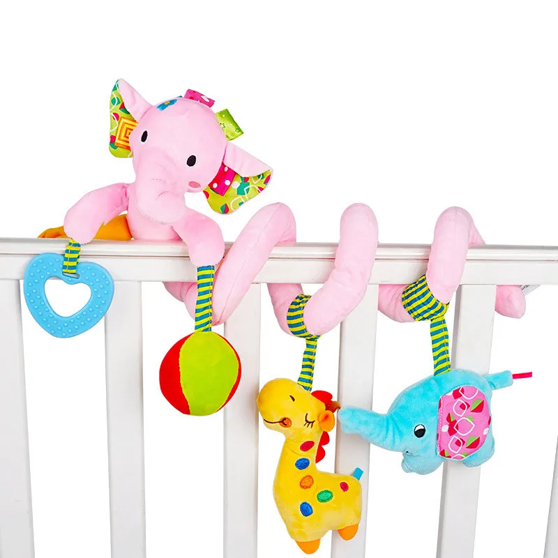 Baby Spiral Car Seat & Stroller Toy for Sensory Development
