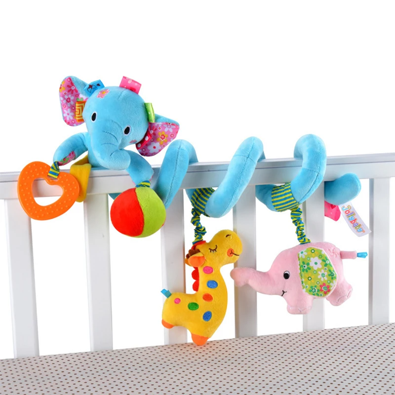 Baby Spiral Car Seat & Stroller Toy for Sensory Development