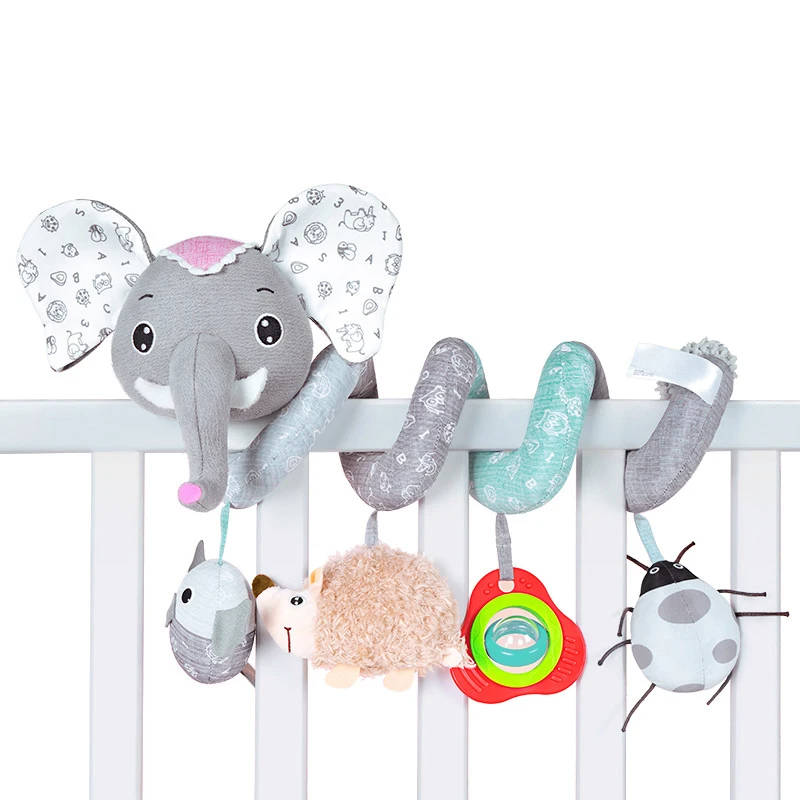 Baby Spiral Car Seat & Stroller Toy for Sensory Development