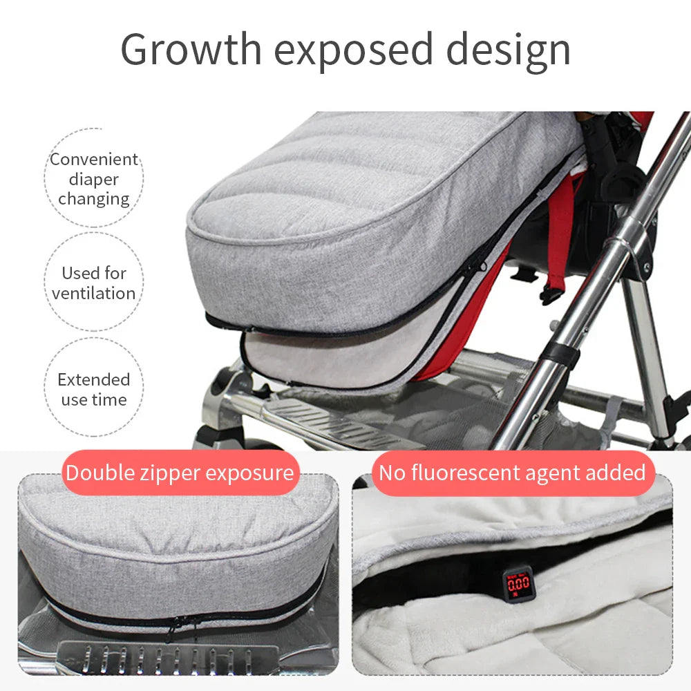 Baby Stroller Sleeping Bag - Warm Winter Footmuff for Newborns