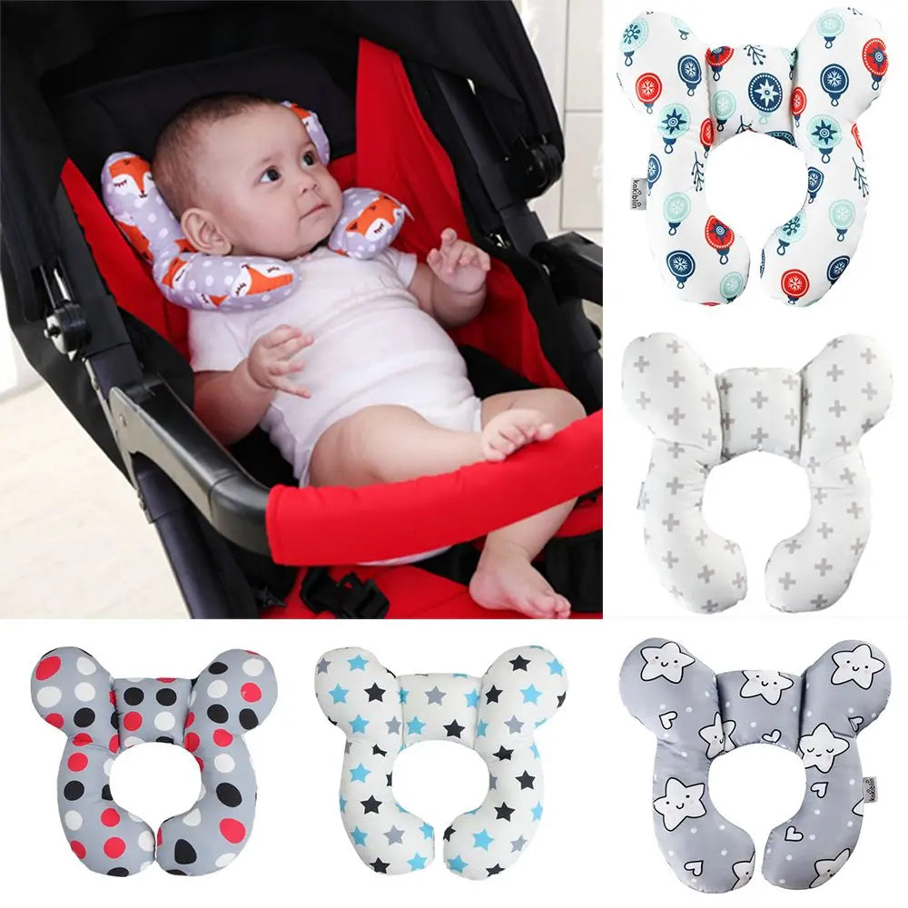 Baby U-Shaped Head and Neck Support Travel Pillow