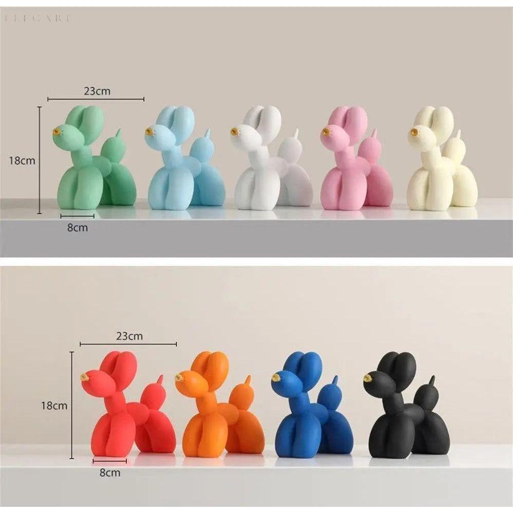 Balloon Dog Figurine - Matte Finish - Modern Decorative Accent - Image 3