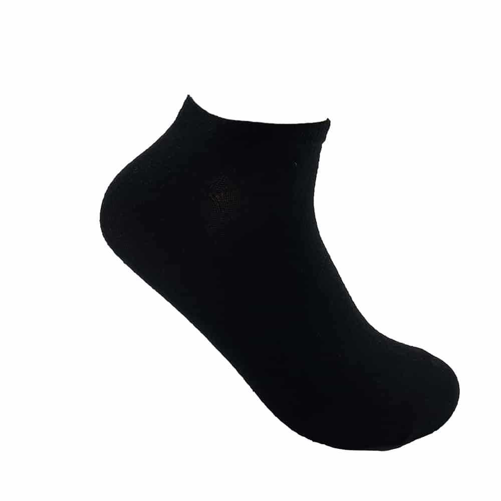 Bamboo Ankle Socks 10 Pairs (Black)