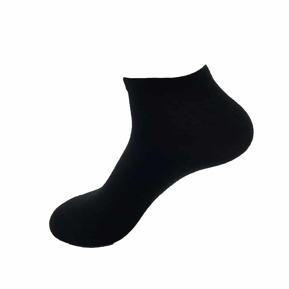 Bamboo Ankle Socks 10 Pairs (Black)
