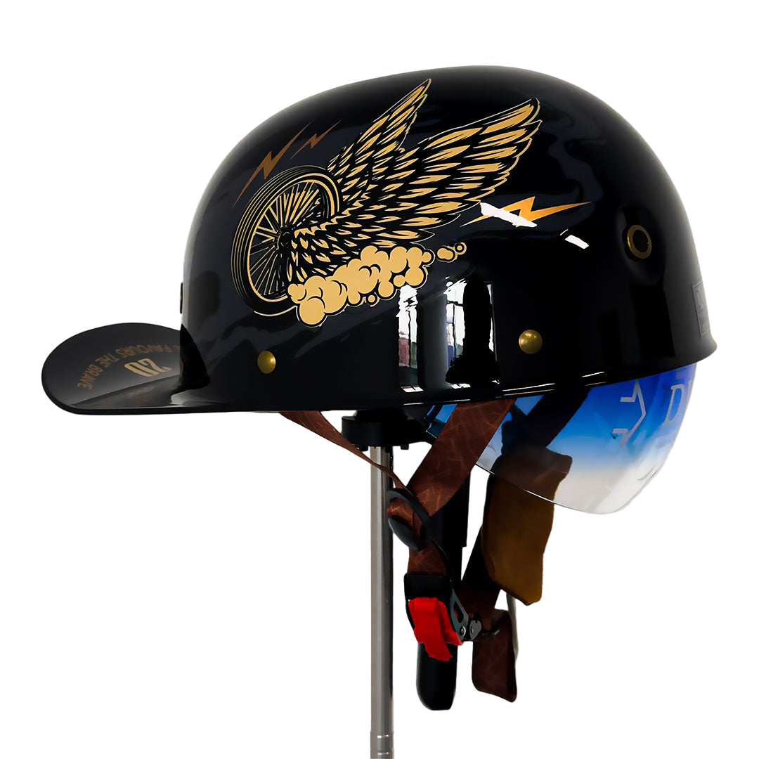 Baseball Cap Style Motorcycle Helmet