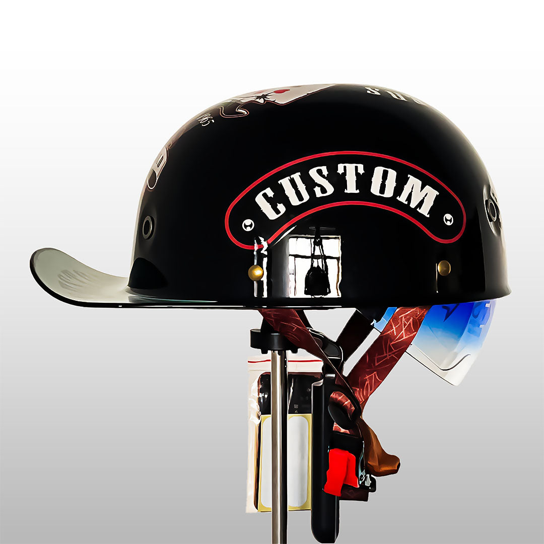 Baseball Cap Style Motorcycle Helmet