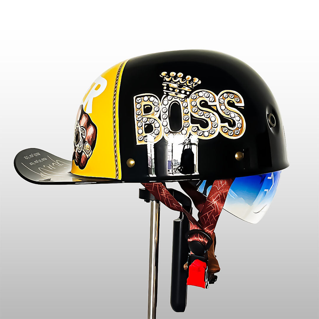 Baseball Cap Style Motorcycle Helmet