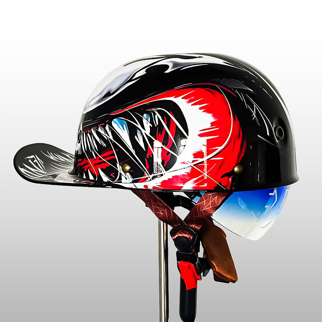 Baseball Cap Style Motorcycle Helmet