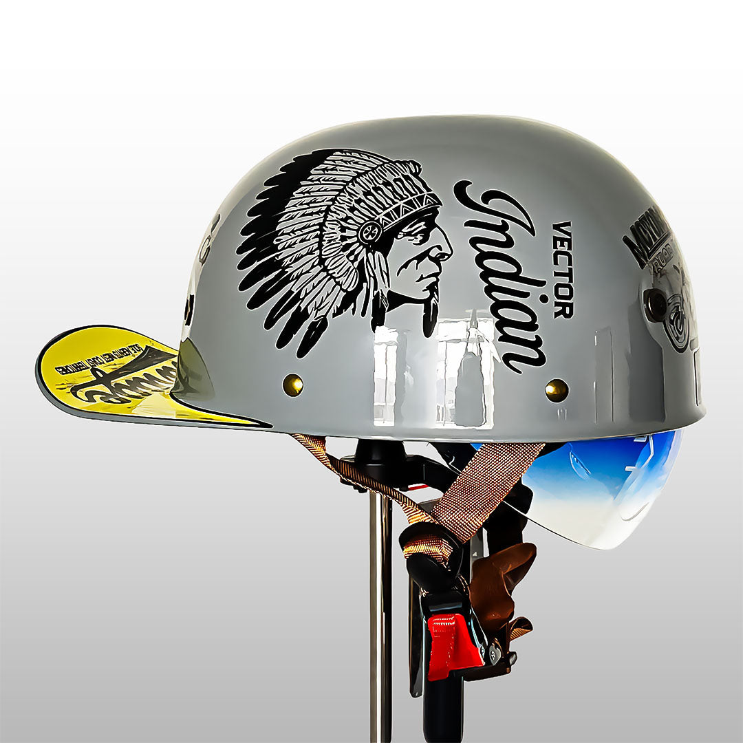 Baseball Cap Style Motorcycle Helmet