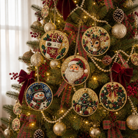 Beaded Gemstone Ornament Kit, Set of 6