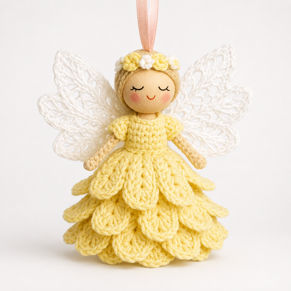 Beginner Crochet Angel Ornament Kit
