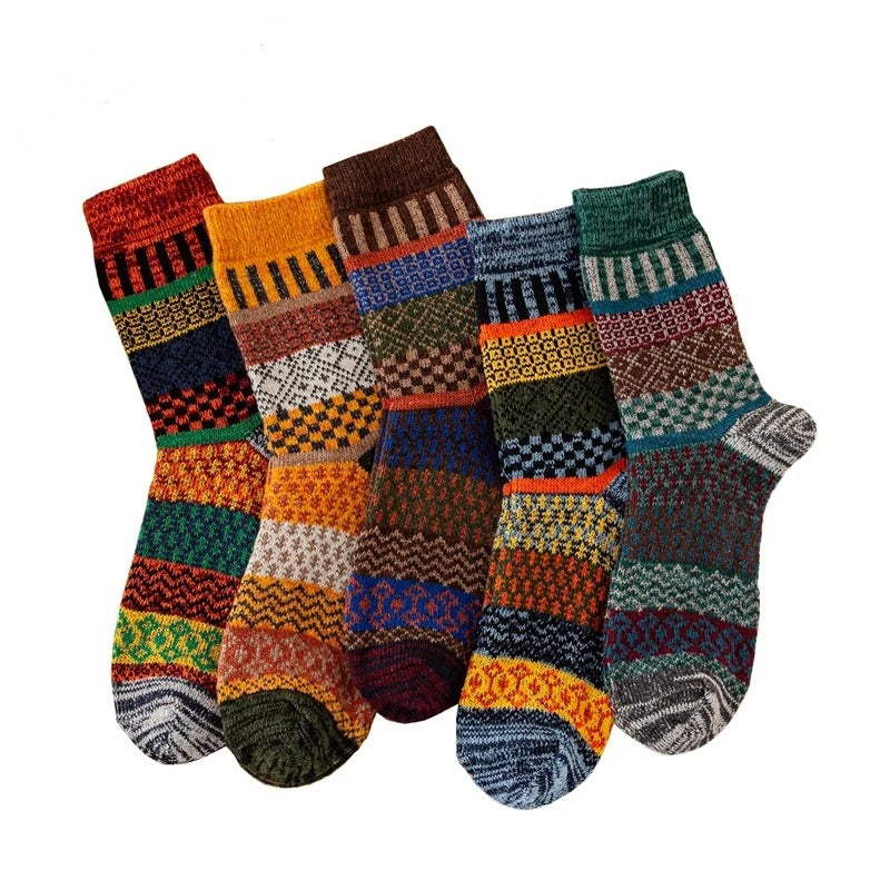 Bella | 5-Pack Ultra Warm Socks in Scandinavian Design