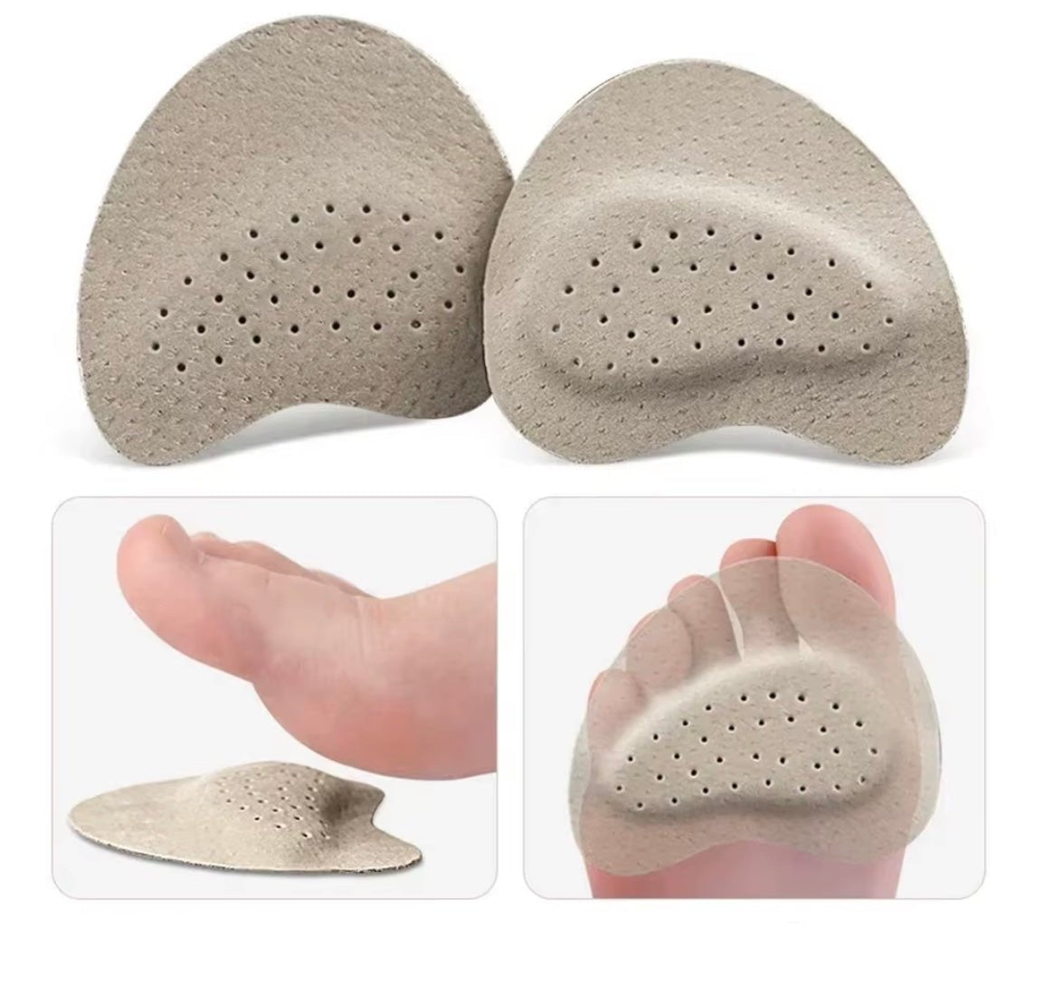 Bella | Anti-Slip Foot Pads for Sandals – Women's Pain Relief Cushion Inserts