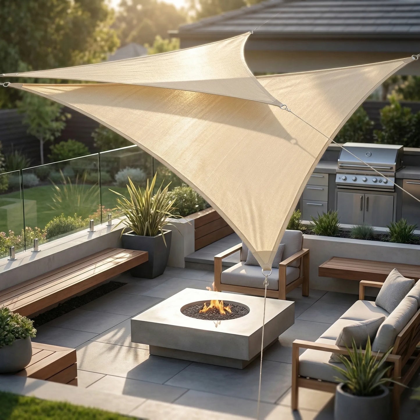 Bella | Auresail Triangular Sun Shade Sail