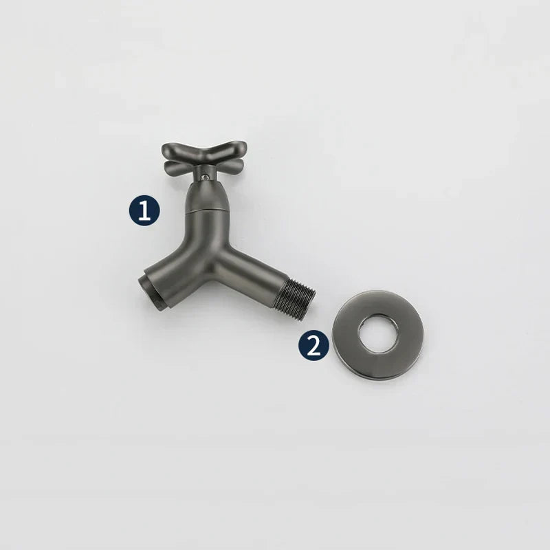 Bella | BrassFlow – Wall-Mounted Cold Water Tap in Solid Brass