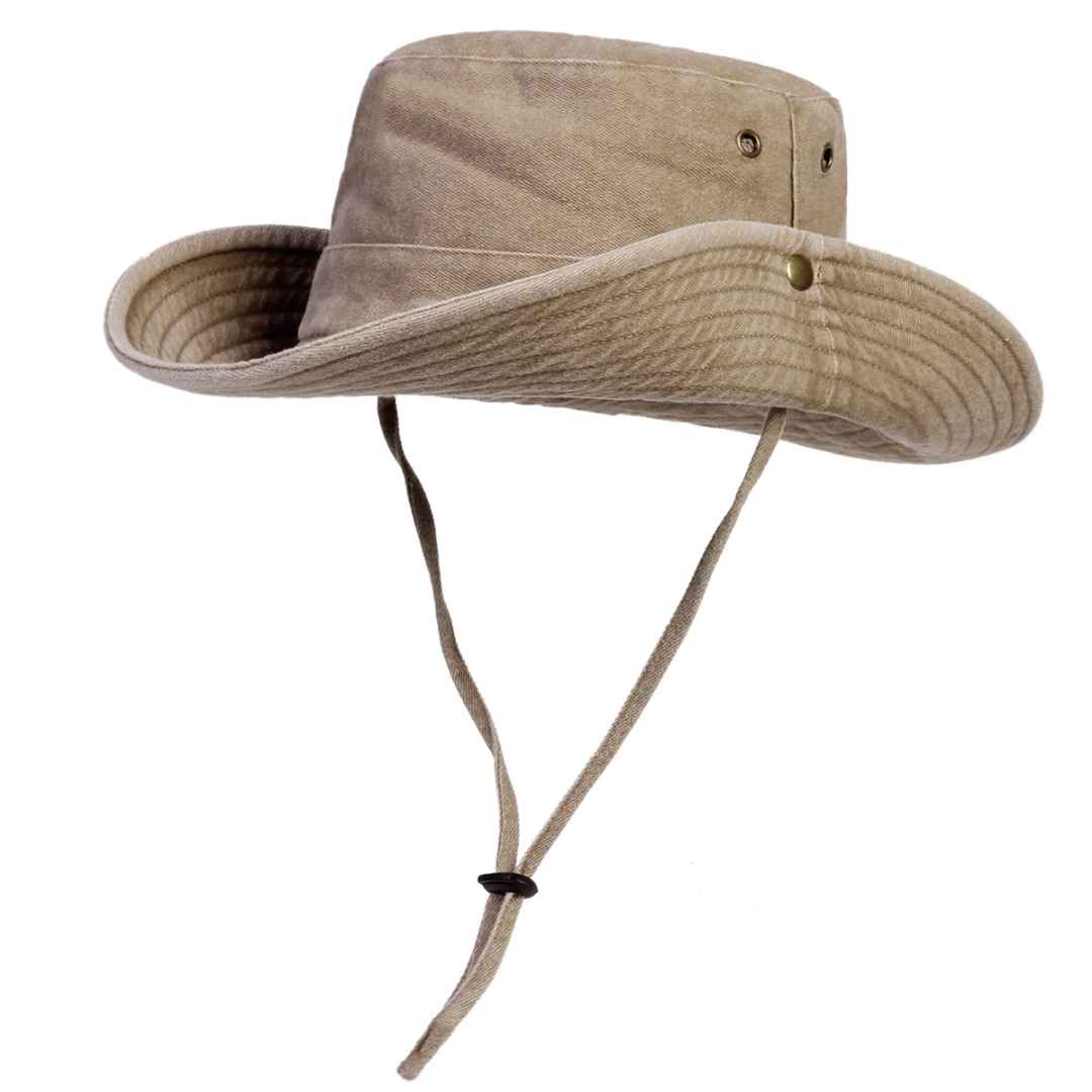 Bella | Brimlow Unisex Flat-Top Solid Bucket Hat