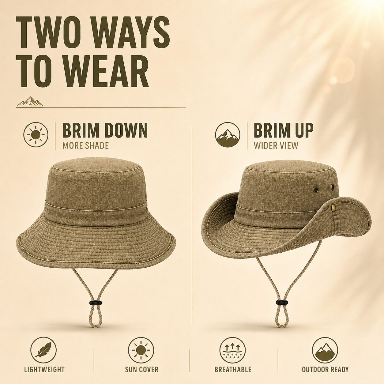 Bella | Brimlow Unisex Flat-Top Solid Bucket Hat