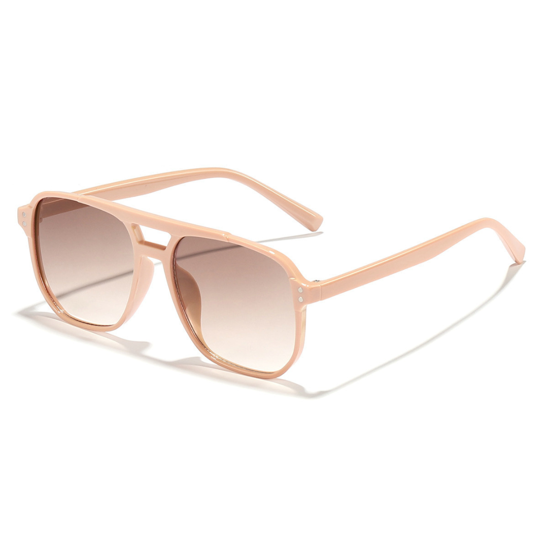 Bella | Brixton Double Bridge Square Frame Sunglasses