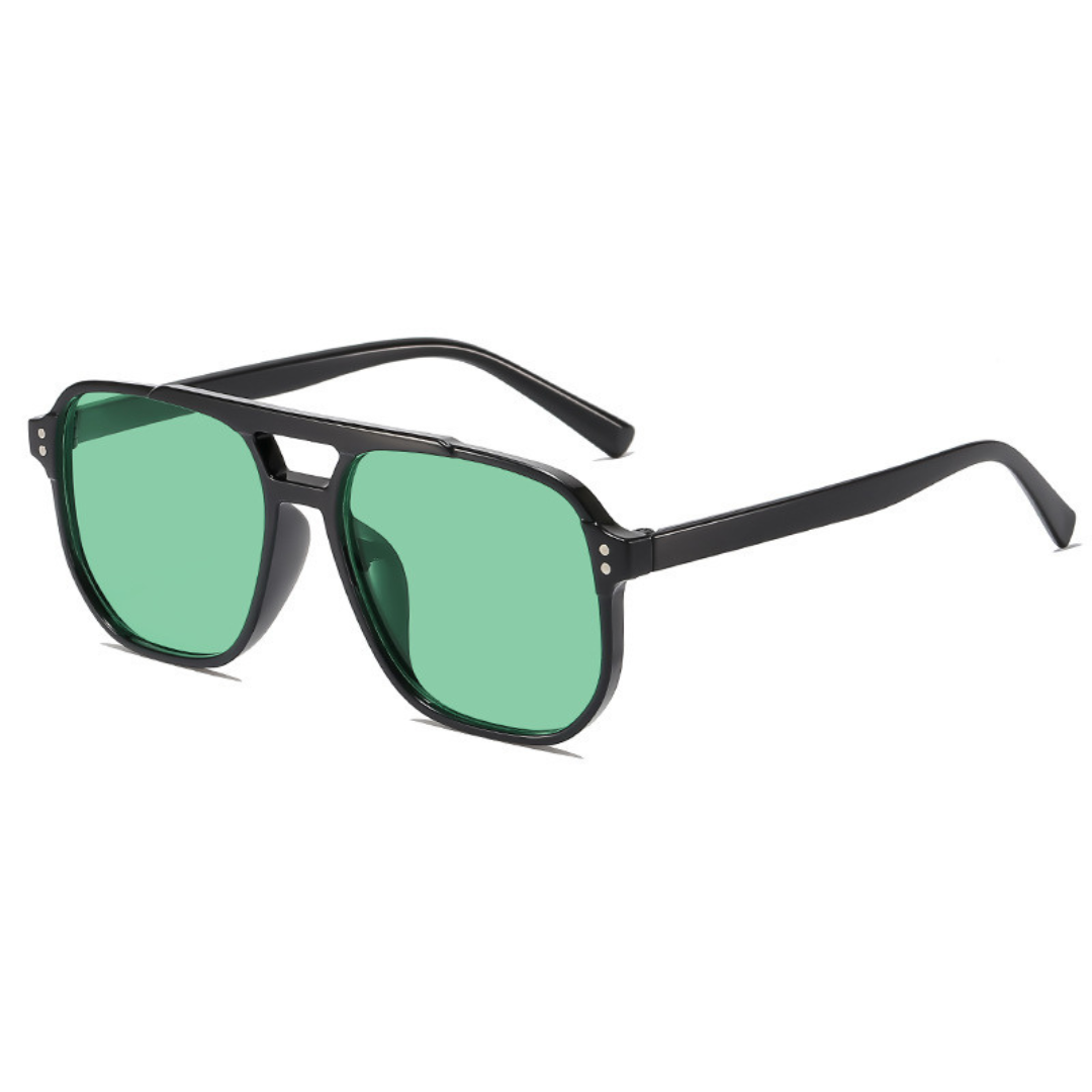 Bella | Brixton Double Bridge Square Frame Sunglasses