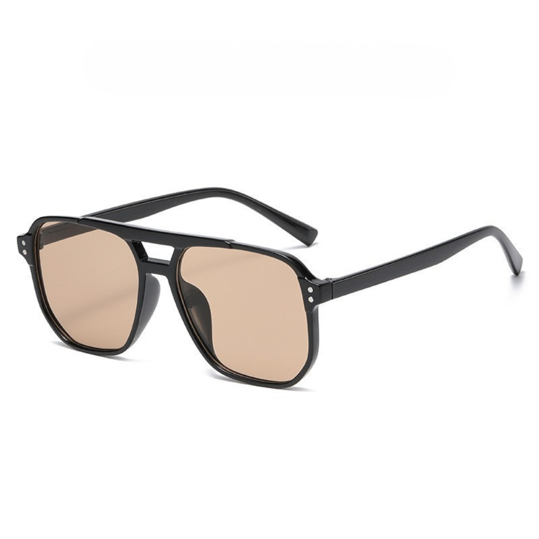 Bella | Brixton Double Bridge Square Frame Sunglasses
