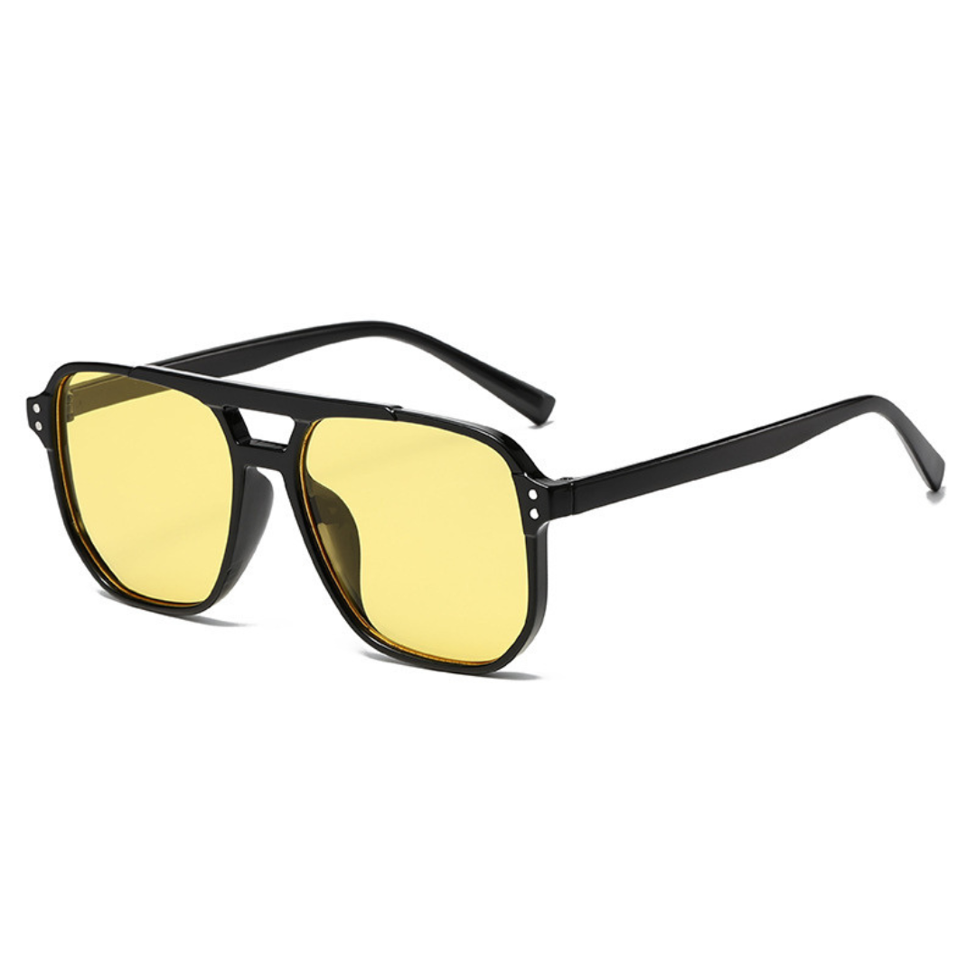 Bella | Brixton Double Bridge Square Frame Sunglasses