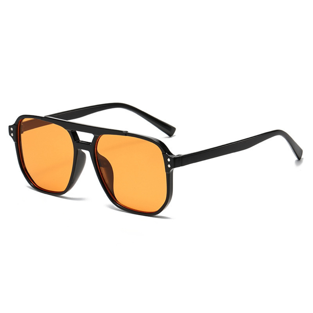 Bella | Brixton Double Bridge Square Frame Sunglasses