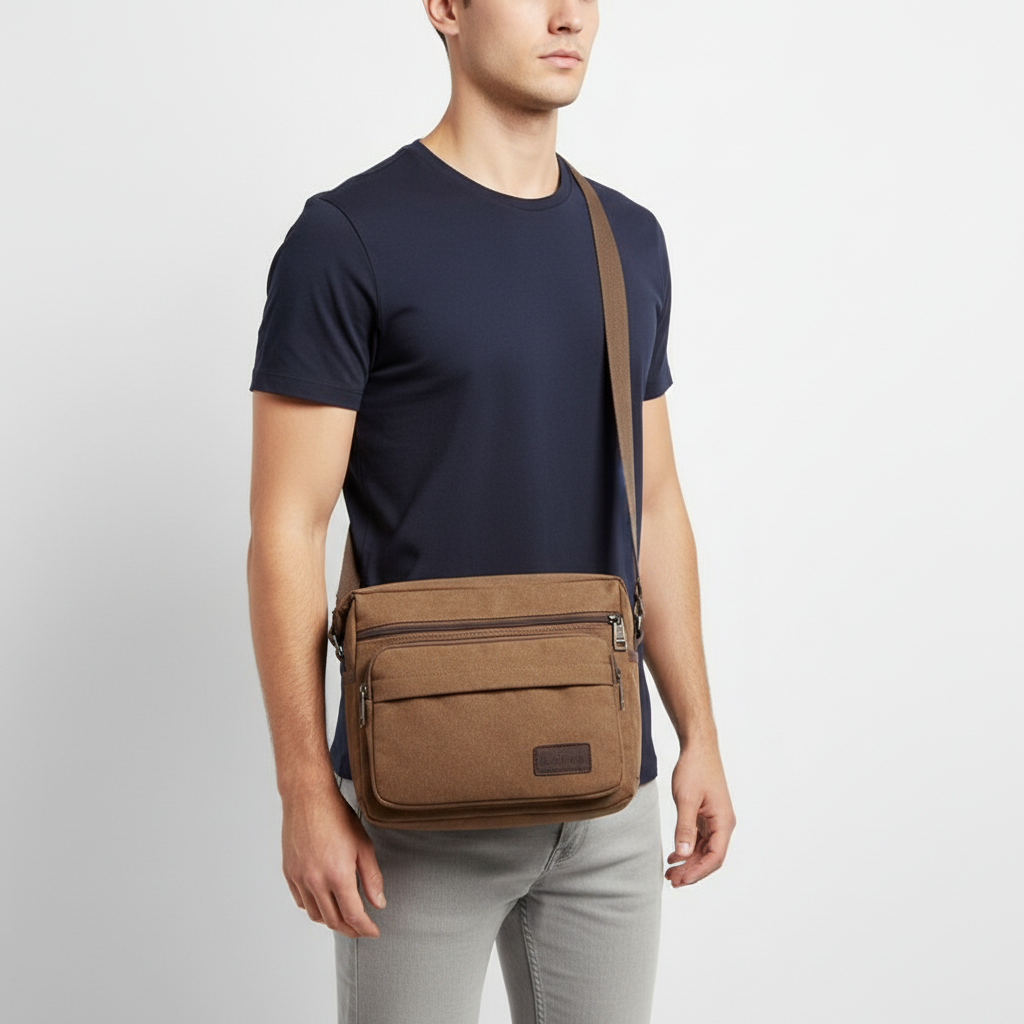 Bella Canvas Crossbody Messenger Bag