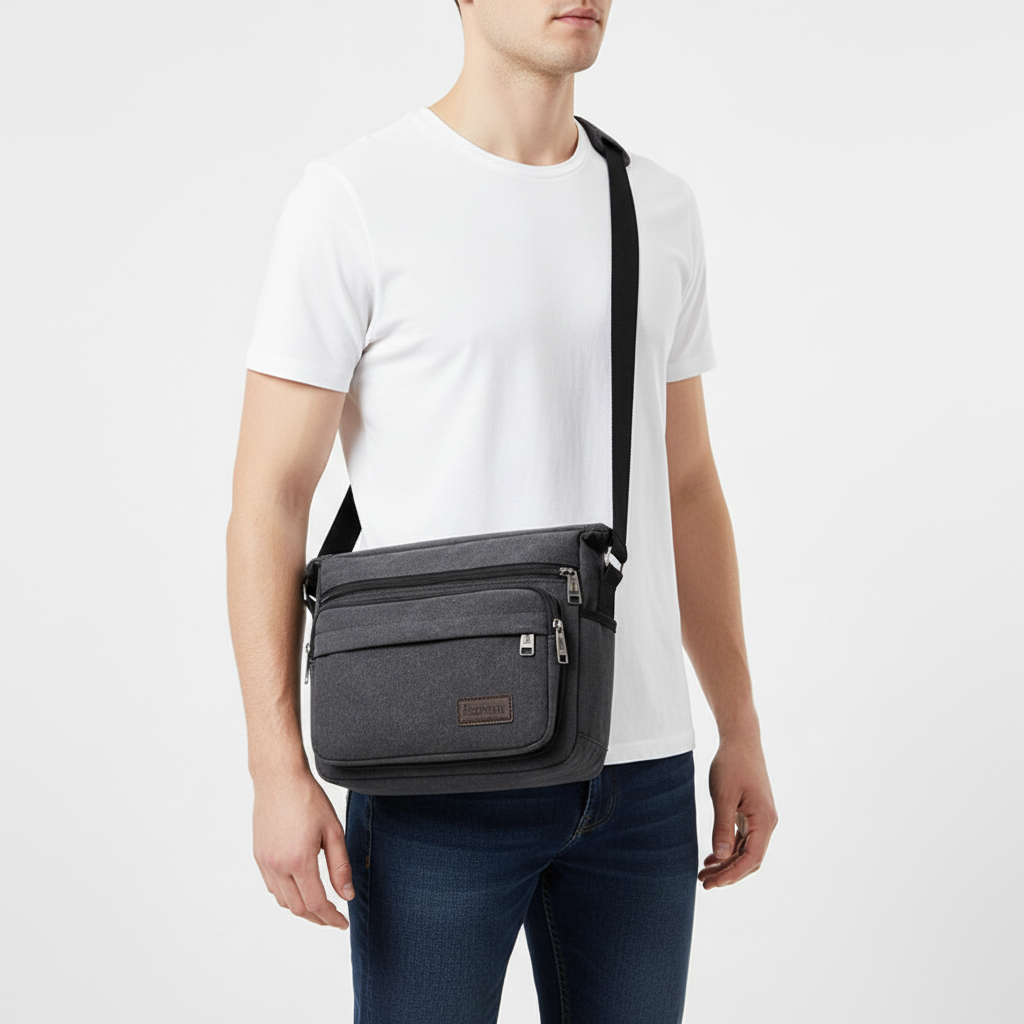 Bella Canvas Crossbody Messenger Bag